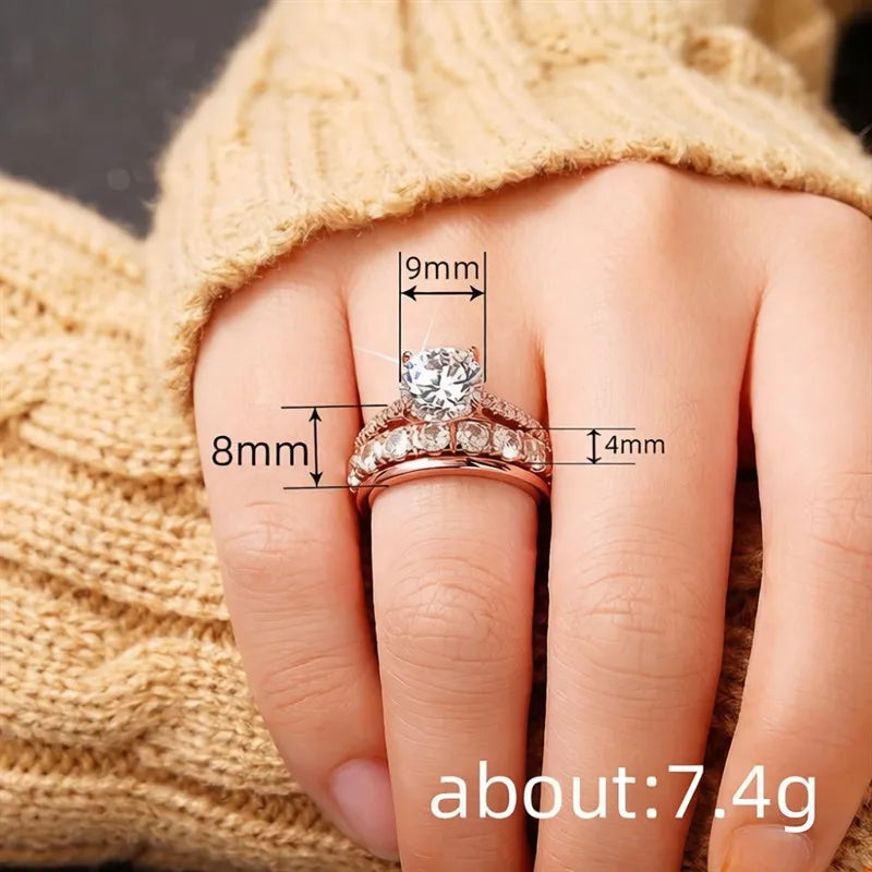 Nova Gold Bridal Ring Set