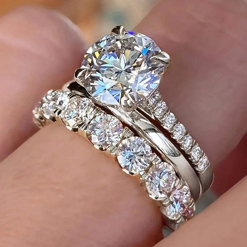 Nova Gold Bridal Ring Set